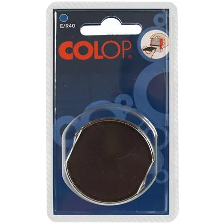 COLOP Bélyegző cserepárna, 2 db/bliszter, COLOP "E/R 40", kék