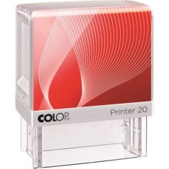   COLOP Bélyegző, COLOP "Printer IQ 20" fehér ház - fekete párnával