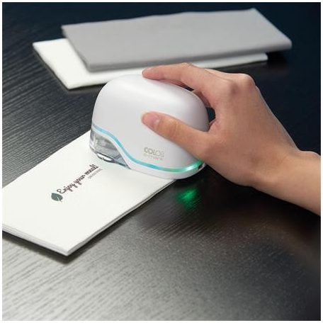 COLOP Mobil nyomtató, színes, COLOP "e-mark", fehér