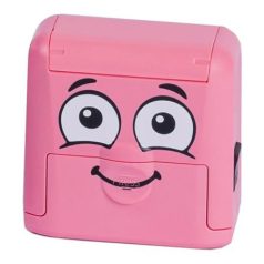  COLOP Bélyegző textilhez, kirakós COLOP "Marky", pink ház, fekete párnával