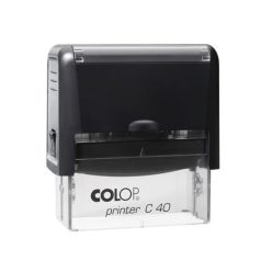   COLOP Bélyegző, COLOP "Printer C 40", kék cserepárnával