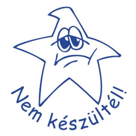 COLOP Bélyegző, motivációs, Nem készültél!, COLOP "N43-kék", kék