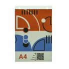 ANTRA Dokumentumtartó, fali, A4, plexi, álló, ANTRA, átlátszó