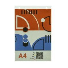   ANTRA Dokumentumtartó, fali, A4, plexi, álló, ANTRA, átlátszó