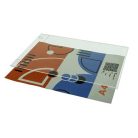 ANTRA Dokumentumtartó, fali, A4, plexi, álló, ANTRA, átlátszó