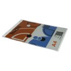 ANTRA Dokumentumtartó, fali, A4, plexi, álló, ANTRA, átlátszó