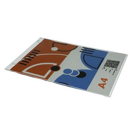 ANTRA Dokumentumtartó, fali, A4, plexi, álló, ANTRA, átlátszó
