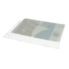 ANTRA Dokumentumtartó, fali, A4, plexi, álló, ANTRA, átlátszó