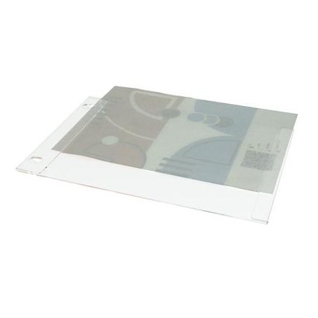 ANTRA Dokumentumtartó, fali, A4, plexi, álló, ANTRA, átlátszó