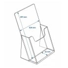 Prospektustartó, asztali, 1 rekeszes, 1/3 A4