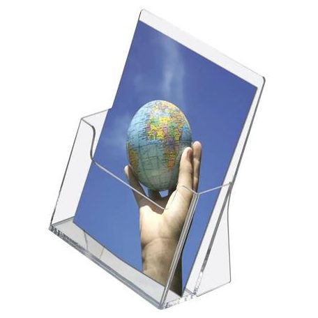 Prospektustartó, asztali, 1 rekeszes, A4