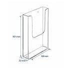 Prospektustartó, fali, 1 rekeszes, 1/3 A4