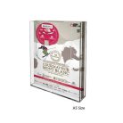 Prospektustartó, fali, 1 rekeszes, A5