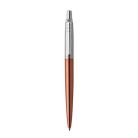 PARKER Golyóstoll, 0,7 mm, ezüst színű klip, Chelsea narancssárga tolltest, PARKER "Royal Jotter", kék