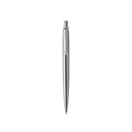 PARKER Nyomósirón, 0,5 mm, ezüst színű klip, PARKER "Royal Jotter", rozsdamentes acél
