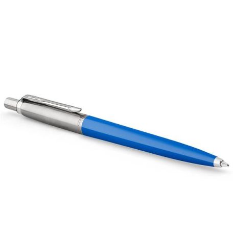 PARKER Golyóstoll, 0,7 mm, ezüst színű klip, kék tolltest, PARKER "Royal Jotter Originals", kék