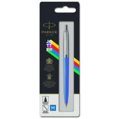   PARKER Golyóstoll, 0,7 mm, ezüst színű klip, kék tolltest, PARKER "Royal Jotter Originals", kék