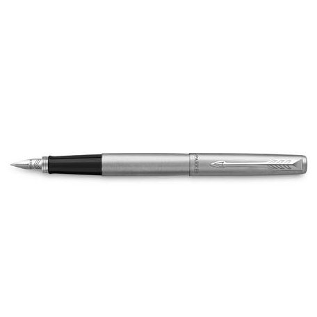 PARKER Töltőtoll, ezüst színű klip, ezüst színű tolltest, PARKER "Royal Jotter"