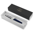 PARKER Töltőtoll, ezüst színű klip, kék tolltest, PARKER "Royal Jotter"