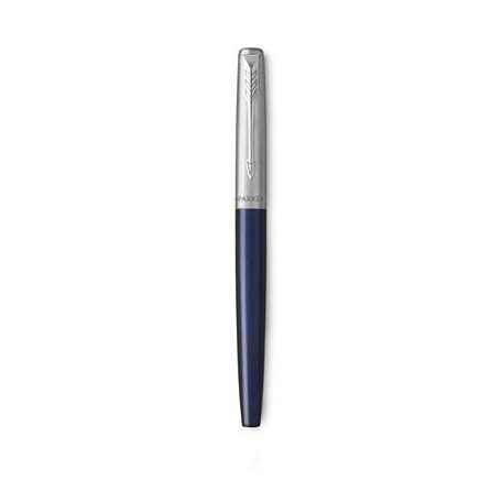 PARKER Töltőtoll, ezüst színű klip, kék tolltest, PARKER "Royal Jotter"