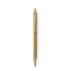  PARKER Golyóstoll, 0,7 mm, nyomógombos, arany színű klip, arany tolltest, PARKER, "Royal Jotter XL", kék