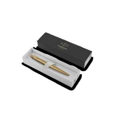   PARKER Golyóstoll, 0,7 mm, nyomógombos, arany színű klip, arany tolltest, PARKER, "Royal Jotter XL", kék