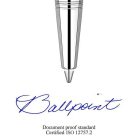 PARKER Golyóstoll, 0,7 mm, nyomógombos, arany színű klip, arany tolltest, PARKER, "Royal Jotter XL", kék
