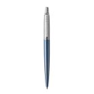 PARKER Golyóstoll, 0,7 mm, ezüst színű klip, Waterloo kék tolltest, PARKER "Royal Jotter", kék