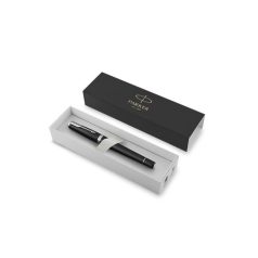   PARKER Töltőtoll, ezüst színű klip, matt fekete színű tolltest, PARKER "Royal Urban Twist"