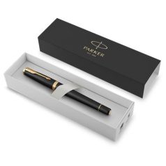   PARKER Töltőtoll, arany színű klip, matt fekete színű tolltest, PARKER "Royal Urban Twist"