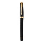 PARKER Töltőtoll, arany színű klip, matt fekete színű tolltest, PARKER "Royal Urban Twist"