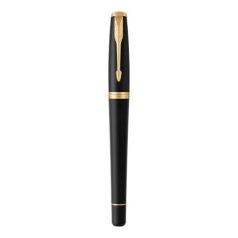   PARKER Töltőtoll, arany színű klip, matt fekete színű tolltest, PARKER "Royal Urban Twist"