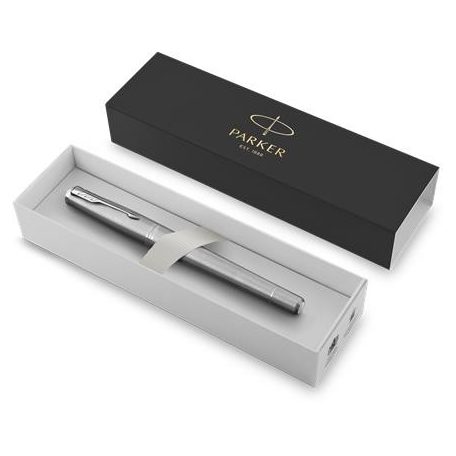 PARKER Töltőtoll, ezüst színű klip, rozsdamentes csiszolt tolltest, PARKER "Royal Urban Twist"