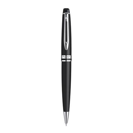 WATERMAN Golyóstoll, 0,7 mm, matt fekete tolltest, ezüst klip, WATERMAN "Expert III", kék