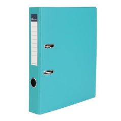   VICTORIA OFFICE Iratrendező, 50 mm, A4, PP/karton, VICTORIA OFFICE, "Basic", türkiz