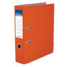 VICTORIA OFFICE Iratrendező, 75 mm, A4, PP/karton, élvédő sínnel, VICTORIA OFFICE, "Basic", narancs