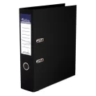 VICTORIA OFFICE Iratrendező, 75 mm, A4, PP/PP, élvédő sínnel, VICTORIA OFFICE, "Premium", fekete