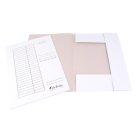 VICTORIA OFFICE Pólyás dosszié, karton, A4, VICTORIA OFFICE, fehér