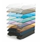 VICTORIA OFFICE Irattálca, műanyag, VICTORIA OFFICE, fekete