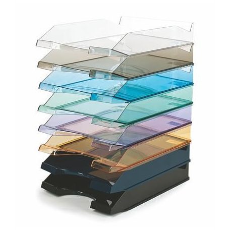 VICTORIA OFFICE Irattálca, műanyag, VICTORIA OFFICE, fekete