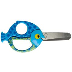 FISKARS Olló, óvodai, 13 cm, FISKARS, halacska