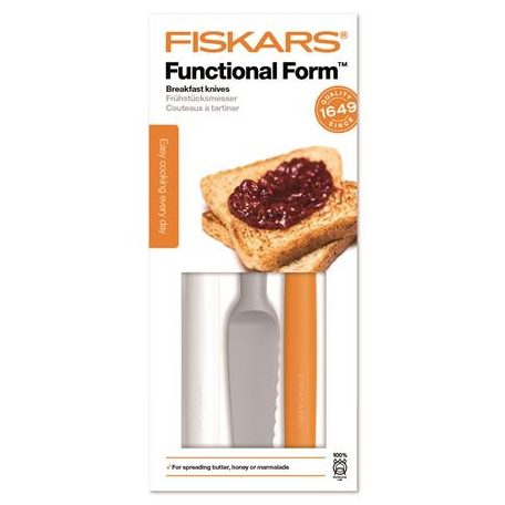 FISKARS Reggeliző késkészlet, 3 darabos készlet, FISKARS " Functional Form"