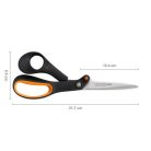 FISKARS Olló, barkács, 21 cm, FISKARS "Amplify", fekete