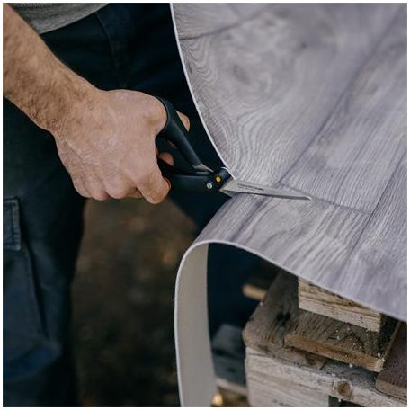 FISKARS Olló, barkács, 21 cm, FISKARS "Amplify", fekete