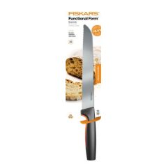   FISKARS Kenyérvágókés, 21 cm, FISKARS "Functional Form" fekete