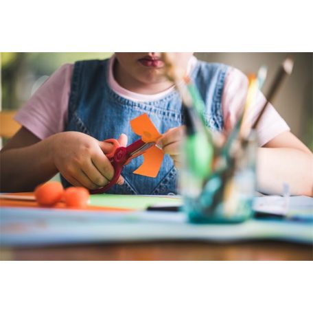 FISKARS Olló, gyakorló, óvodai, FISKARS, piros