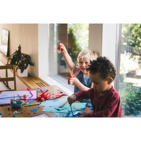 FISKARS Olló, gyakorló, óvodai, FISKARS, piros