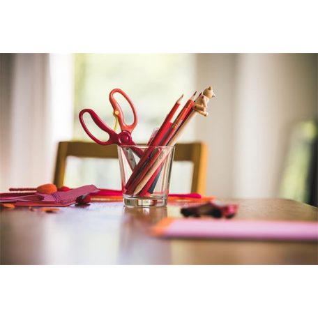 FISKARS Olló, gyakorló, óvodai, FISKARS, piros