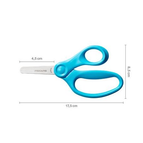 FISKARS Olló, óvodai, 13 cm, FISKARS, türkizkék