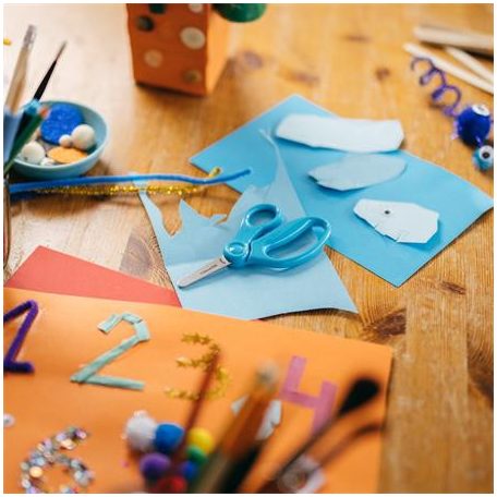 FISKARS Olló, óvodai, 13 cm, FISKARS, türkizkék